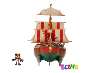 Jakks Pacific Sonic - Игрален комплект Пиратски кораб, Соник