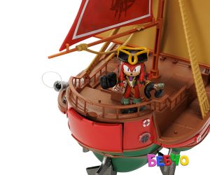 Jakks Pacific Sonic - Игрален комплект Пиратски кораб, Соник