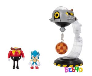 Jakks Pacific Sonic - Игрален комплект Egg Mobile, Соник 