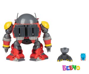 Jakks Pacific Sonic - Гигантски боен комплект робот Егман, Соник