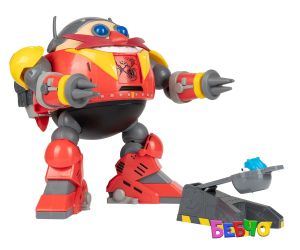 Jakks Pacific Sonic - Гигантски боен комплект робот Егман, Соник