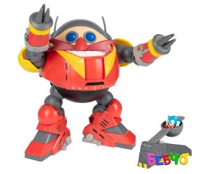 Jakks Pacific Sonic - Гигантски боен комплект робот Егман, Соник