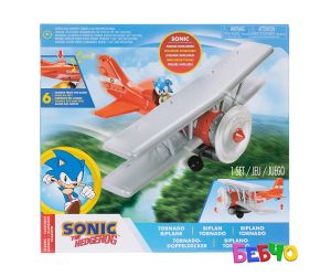Jakks Pacific Sonic - Игрален комплект Соник с Торнадо самолет, Соник