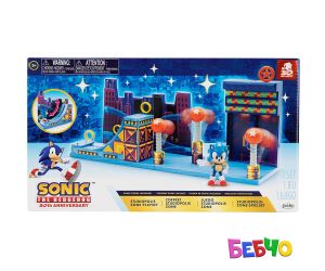 Jakks Pacific Sonic -  - Игрален комплект Зона Студиополис, Соник