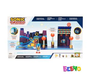 Jakks Pacific Sonic -  - Игрален комплект Зона Студиополис, Соник