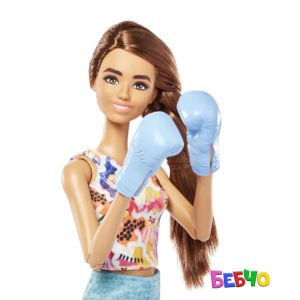 Barbie® Wellness Кукла с кученце - На почивка 