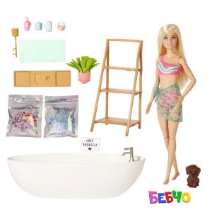 Barbie® Wellness Кукла с вана и сапунени конфети