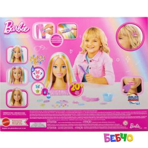 Barbie® Styling Heads Глава за прически Deluxe Rainbow