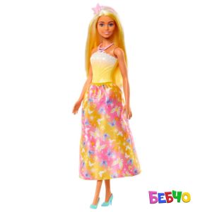Barbie® Dreamtopia™ Кукла принцеса с оранжеви кичури