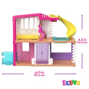 Barbie® Mini BarbieLand™ Къща за кукли с мини кукла