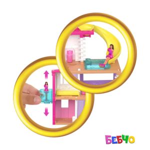 Barbie® Mini BarbieLand™ Къща за кукли с мини кукла