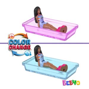 Barbie® Mini BarbieLand™ Мини кукла Barbie® с емблематично мини превозно средство