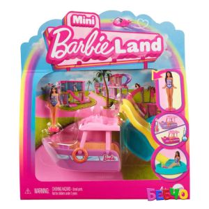 Barbie® Mini BarbieLand™ Мини кукла Barbie® с емблематично мини превозно средство