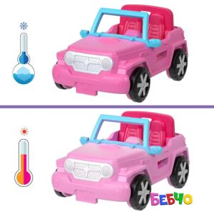 Barbie® Mini BarbieLand™ Мини кукла Barbie® с емблематично мини превозно средство