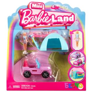 Barbie® Mini BarbieLand™ Мини кукла Barbie® с емблематично мини превозно средство