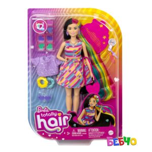 Barbie®  Fashion Dolls Tottaly Hair™ Комплект за игра с кукла с тъмна коса 