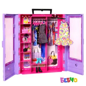 Barbie™ Fashion Accessories Гардероб с кукла и тоалети Ultimate Closet