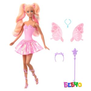 Barbie® Fairies & Mermaids Приказна фея с променящ се цвят