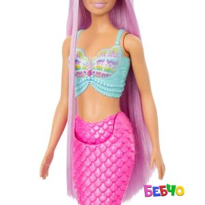 Barbie® Fairies & Mermaids Кукла русалка с дълга коса и четка