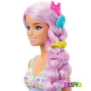 Barbie® Fairies & Mermaids Кукла русалка с дълга коса и четка