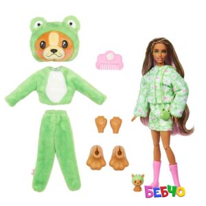Barbie®Cutie Reviel Costume Кукла Сладка изненада в костюм на кученце - жаба