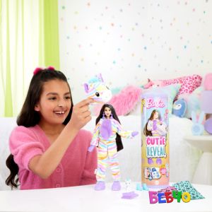 Barbie® Cutie Reveal™ Кукла Зебра с 10 изненади