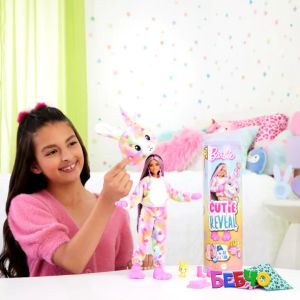 Barbie® Cutie Reveal™ Кукла Зайче с 10 изненади