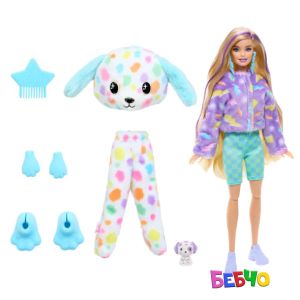 Barbie® Cutie Reveal™ Кукла Далматинец с 10 изненади