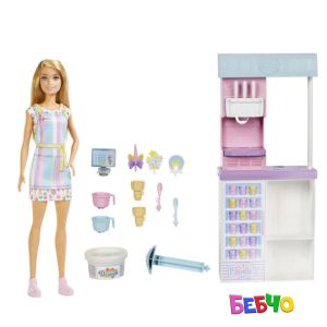 Barbie® Cooking&Baking Магазинчето за сладолед на Barbie