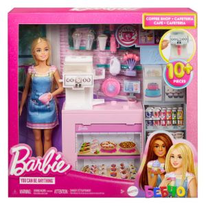 Barbie® Кафене на мечтите с кукла - бариста