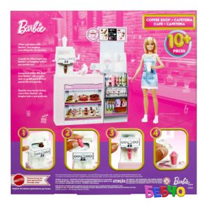 Barbie® Кафене на мечтите с кукла - бариста
