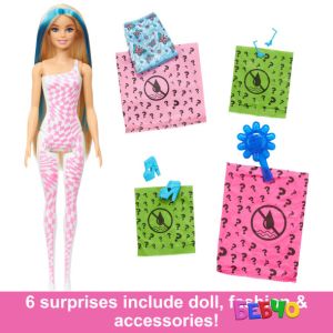 Barbie® Color Reveal™ Rainbow Groovy - Кукла с магическа трансформация