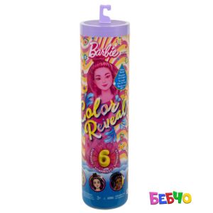 Barbie® Color Reveal™ Rainbow Groovy - Кукла с магическа трансформация