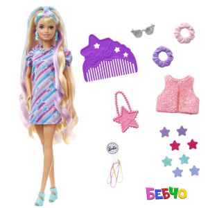 Barbie® FASHION DOLLS Комплект за игра с кукла с руса коса "TOTALLY HAIR"