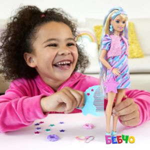 Barbie® FASHION DOLLS Комплект за игра с кукла с руса коса "TOTALLY HAIR"