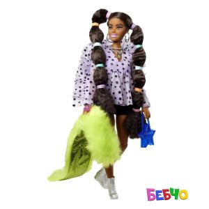 Barbie® EXTRA Кукла с дълги опашки и ластици за коса
