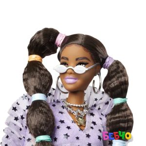 Barbie® EXTRA Кукла с дълги опашки и ластици за коса