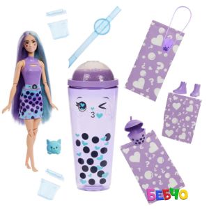 Barbie® Pop Reval™ Кукла с 8 изненади в чаша "Taro Milk"