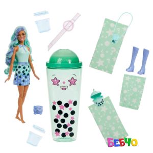 Barbie® Pop Reval™ Кукла с 8 изненади в чаша "Green Tea"