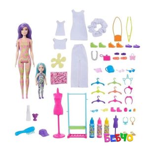 Barbie® Color Reveal™ Комплект модно студио с трансформация Tie-Dye Fashion Maker 