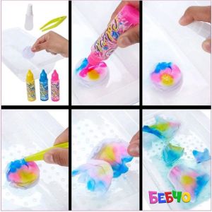 Barbie® Color Reveal™ Комплект модно студио с трансформация Tie-Dye Fashion Maker 