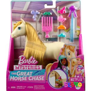 Barbie® Пони с грива за прически The Great Horse Chase асорт.