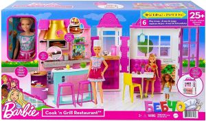 Barbie® Cook n Grill Ресторант с 30 аксесоара