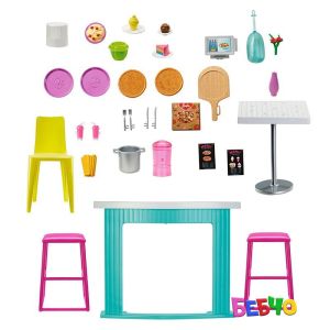Barbie® Cook n Grill Ресторант с 30 аксесоара