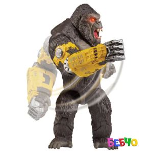 MONSTERVERSE GODZILLA x KONG Кинг Конг с Мега ръкавица и функция юмрук