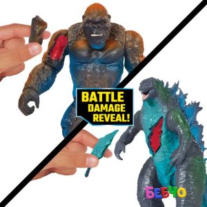 MONSTERVERSE GODZILLA x KONG Битката в Кухата земя с диорама