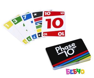 UNO PHASE 10 Карти за игра 