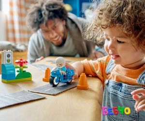 LEGO® DUPLO Син полицейски мотоциклет 10471 