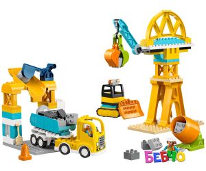 LEGO® DUPLO Строителна площадка и машини 3 в 1 10476 