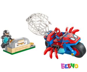LEGO® Spidey Спайди на мотоциклет срещу носорога 11206 